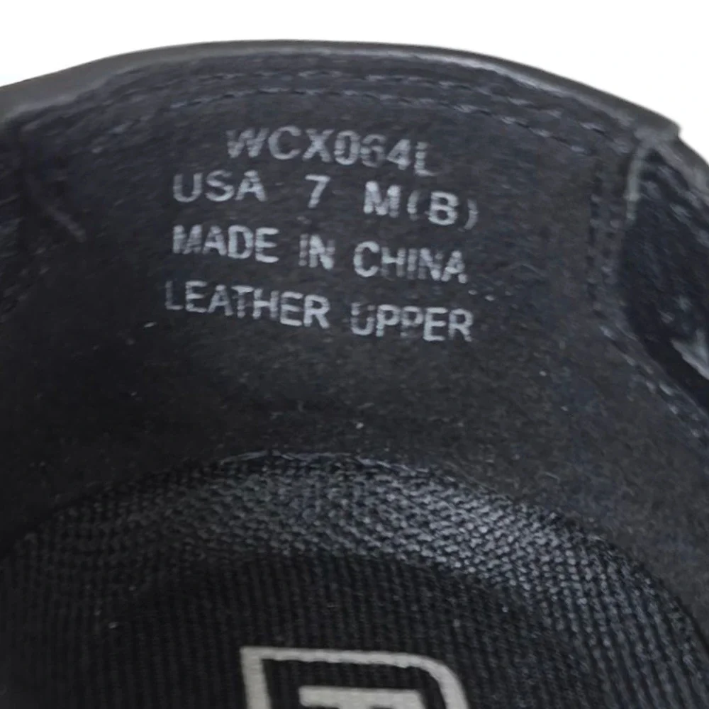 Propet black leather